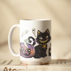 Hocus Pocus Coffee Mug. Halloween Coffee Cup. 15oz Ceramic Mug. Halloween Mug